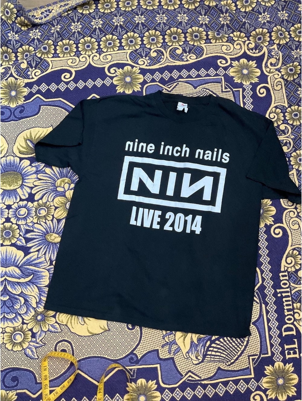 Nine Inch Nails Live 2014 Tour w/ Soundgarden Black T-Shirt
